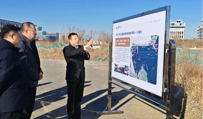 藍(lán)天集團到海上世界、夾河·幸福新城調(diào)研交流